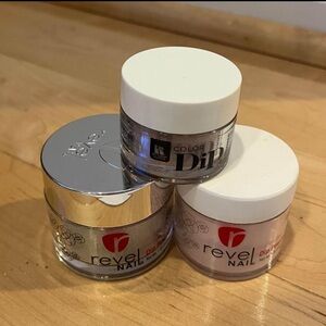 Revel Nails Dip Powder - Bundle of 3 (Whites and Glitters)